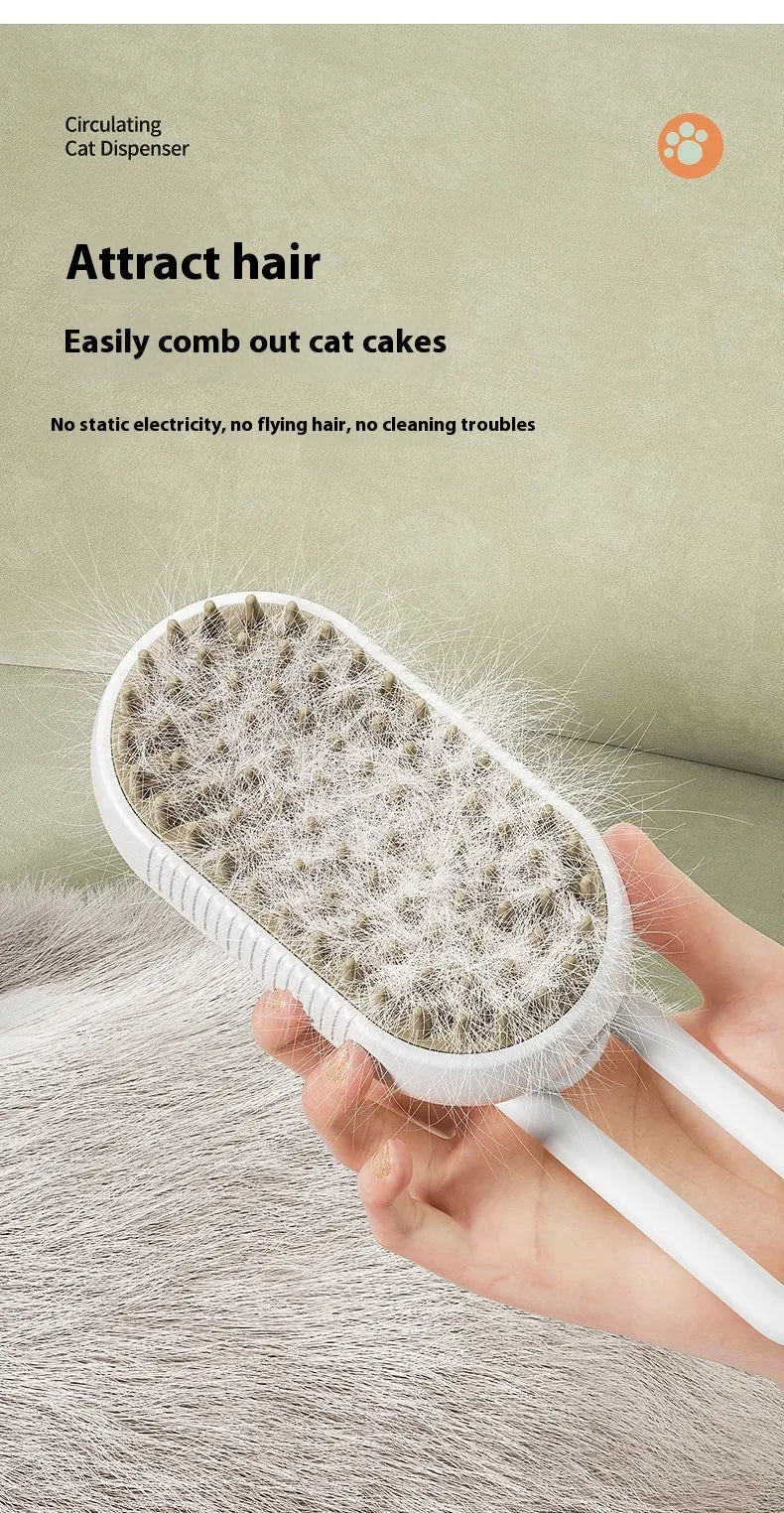 meowCrate™ Pet Spray Massage Comb