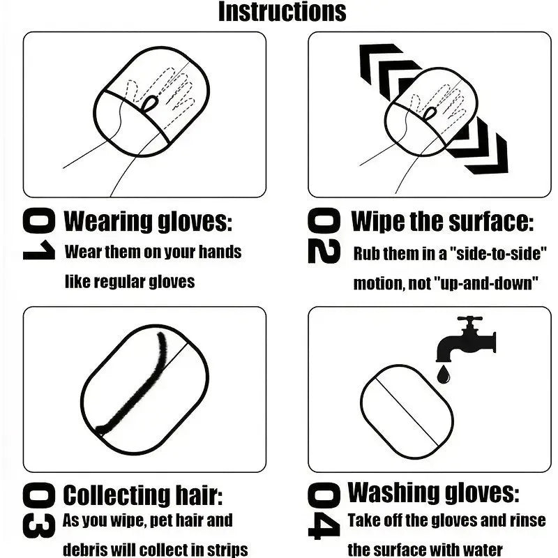 meowCrate™ Pet Hair Removal Glove
