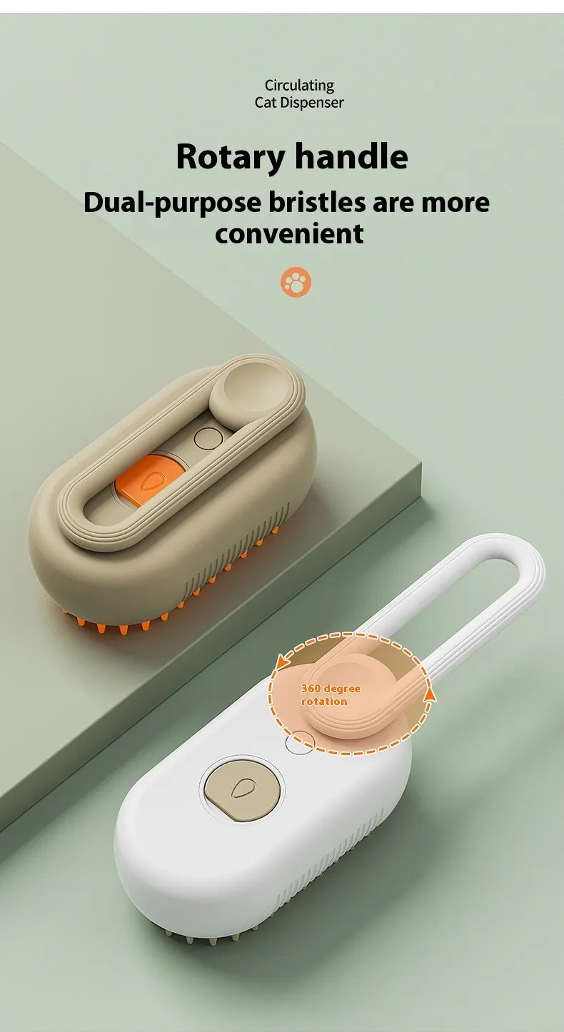 meowCrate™ Pet Spray Massage Comb