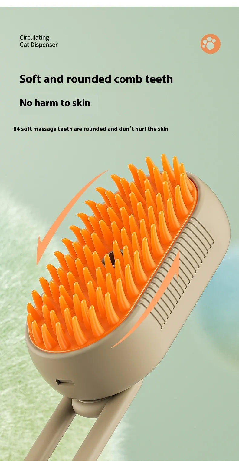 meowCrate™ Pet Spray Massage Comb
