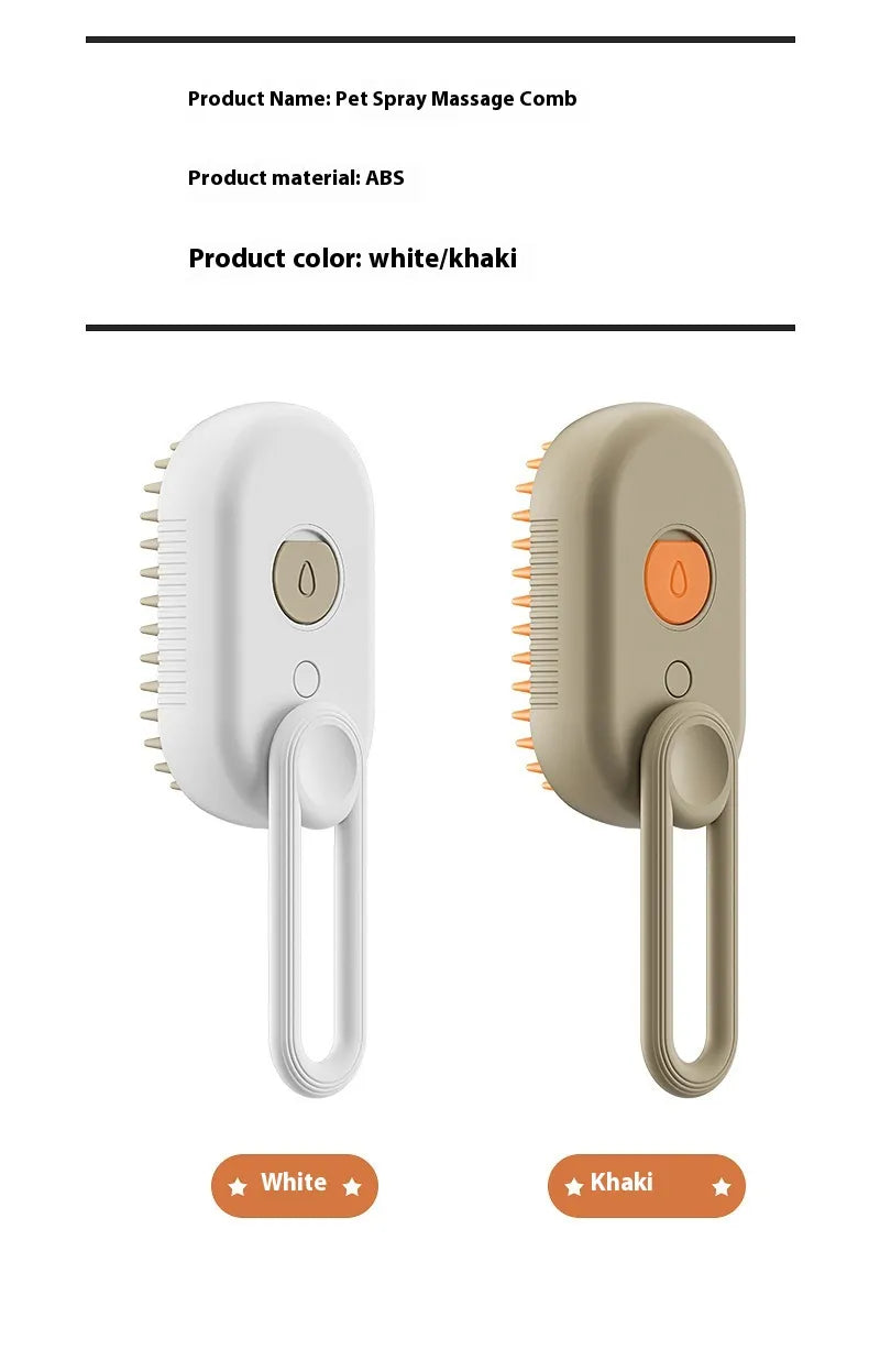 meowCrate™ Pet Spray Massage Comb